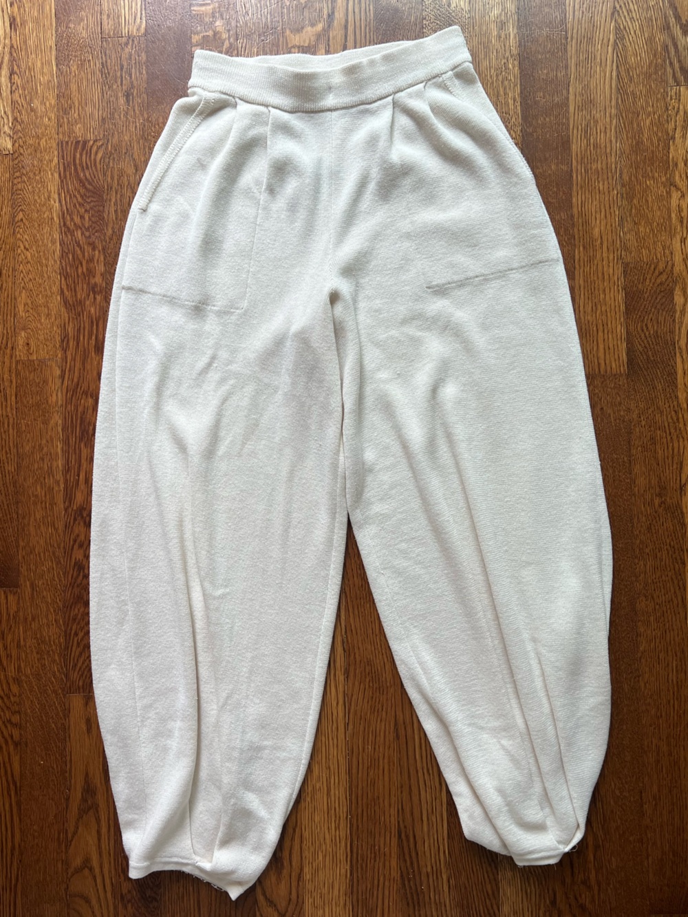 FP Beach Cream Knit Jogger Pants
